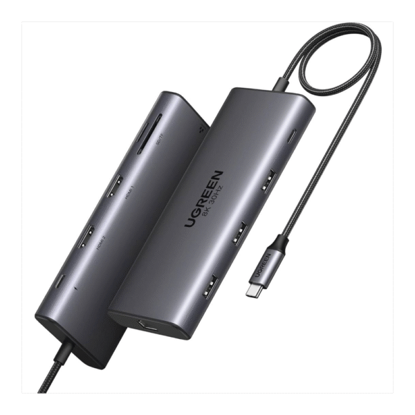 Ugreen Hub USB‑C 10‑en‑1 Revodok Pro 210 – Docking Station, PD 100 W