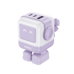 Ugreen Cargador GaN 65 W Serie UNO – 3 Puertos (2 USB‑C + 1 USB‑A)