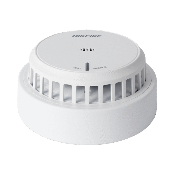Detector de humo óptico HF-S2 HikFire by HIKVISION con alarma sonora y visual autónoma